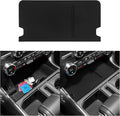 Hellet Center Console Compartment Cover for Ford 2021-2026 F150 & 2022-2025 Lightning XLT Accessories Secret Pocket Lid (Fits into The Open Pocket in Front of The Shifter)