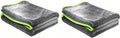 Twist Drying Towel Super Absorbent 600GSM - 35.4'' x 23.6'' inches, Gray Color, Rapid Drying, Large Cleaning, Lint-Free Detailing, High Absorption Microfiber Towels for Cars (2)