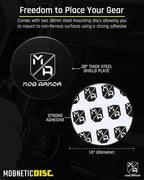 Mob Armor Magnetic Phone Mount Plates - Strong Adhesive Steel Discs for MobNetic Maxx & Mob Magnetic Car Mounts, Compatible with Phone Magnet Plates, Vehicle Accessory - Black (6 Pack)