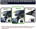 Mangoal 4K Dash Cam Custom Fit for Dodge Durango 2016 2017 2018 2019 2020 2021 2022 2023 2024 2025 2026 (Model B), GT R/T SRT SXT,Integrated OEM Look, UHD 2160P, WiFi & App, 64GB Card