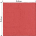 HOMEXCEL Red Microfiber Cleaning Cloth 12 Pack, 12.5 x 12.5 inch Microfiber Towels for Cars, Ultra Absorbent Car Washing Cloth, Lint Free Streak Free Cleaning Rags for Car, Kitchen, and Window