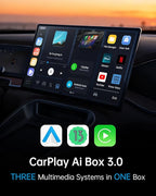 Magic Box 3.0 Pro – Snapdragon 6125 Octa-Core, HDMI & Dual Display | Supports 4G SIM Card | Stream Netflix, Disney+, YouTube, Prime Video | Wireless CarPlay & Android Auto | for Wired CarPlay Cars