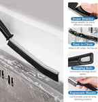 Window Groove Cleaning Brush, Window or Sliding Door Track Cleaner for Sliding Door, Sill, Tile Lines, Shutter, Car Vents, Keyboard (14 Pcs Cleaning Tool)