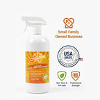 Plant-Based Couch Cleaner & Stain Remover Spray – Upholstery & Fabric Cleaner for Sofas, Couches & Car Interiors – Pet & Kid Safe, Non-Toxic, Eco-Friendly, Made in USA