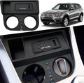 Wireless Car Charger for BMW X3/X4 2014 2015 2016 2017 Center Console Accessory, 15W Qi Fast Charging Phone Charger Pad for BMW X3 F25 2014-2017/X4 F26 2014-2017, Gift for BMW X3/X4 Owner