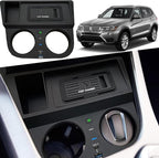 Wireless Car Charger for BMW X3/X4 2014 2015 2016 2017 Center Console Accessory, 15W Qi Fast Charging Phone Charger Pad for BMW X3 F25 2014-2017/X4 F26 2014-2017, Gift for BMW X3/X4 Owner