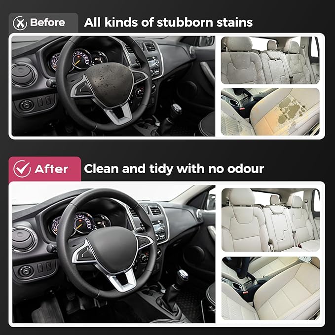 Car Polishing Cleaner Interior, 2026 New Multipurpose Car Interior Cleaner, Car Dashboard Polish, Portable Interior Detailer Spray, Vehicle Interior Polishing Cleaner for Drivers (2)
