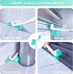 Lumkew Small Cleaning Brush Tight Spaces, 8pcs Crevice Cleaning Brushes Tool for Household Use, Tiny Cleaning Brush Mini Parts Humidifier Toaster