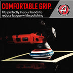 Adam's 15mm SK Pro Car Polisher Kit (16 Item) - Professional Buffer Polisher for Car Detailing & Scratch Repair - Includes Microfiber Towels, Polish, Compound, Pads, Tools, Carry Tote, & More