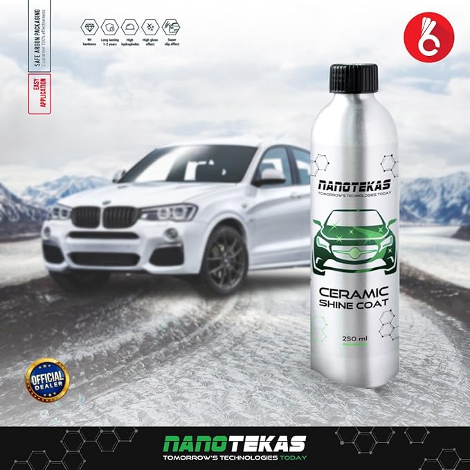 Car Body Protection Ceramic Shine Coat 250 ml The Special 9h Nano Coating for Car Paint and Body