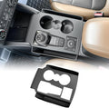 Center Console Side Organizer Tray Compatible with 2021-2025 Ford Bronco Sport Interior Accessories Storage Box Gear Shift Panel Trim Cover Black
