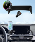 Qi2.2 25W Magnetic Car Mount Charger for Honda Accord 2018-2025 Accessories, for Fast Charging Cell Phone Holder 8 Inch Screen Fixed Clip with Cooling Fan＆54W Fast Adapter
