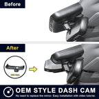 Mangoal Front 4K & Rear 1080P Dash Cam Custom fit for Toyota Tundra 2022-2026 & Sequoia 2023-2026 (Model B), Limited SR SR5 TRD Pro Limited Platinum (Gen3),UHD 2160P Video, WiFi & App, GPS, 128GB Card