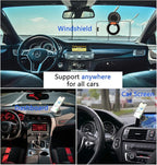 Phone Holders for Your Car Phone Holder Mount for MagSafe 360° Adjustable Vacuum Suction Magnetic Car Phones Mount Cellphone Holder for iPhone 16 15 14 13 12 Series and Android (Zinc Alloy)