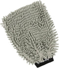 AvalonKing Microfiber Chenille Car Wash Mitt – Super Absorbent XL Microfiber Wash Mitt with Elasticated Wrist for Scratch-Free Cleaning – Machine Washable Washing Mitts – Car Cleaning Supplies