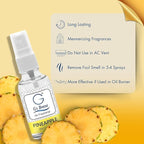 G's Breeze Pineapple Air Freshener – Juicy and Refreshing Tropical Aroma – Ideal for Home, Car, or Office – Infuse Your Space with the Sweet, Zesty Fragrance of Fresh Pineapple