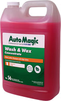 Auto Magic Wash & Wax - Car Wash Soap for Acrylic, Vinyl, Lacquer, Enamel and More - 128 Fl Oz