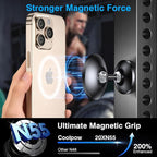 Gym Magnetic Phone Holder Mount for MagSafe【All Metal】Dual Magnetic Phone Holder for Gym Accessories Attach to Metal Surface, Gym Phone Holder Magnet for iPhone 16 15 14 13 Pro Max Gift for Men Women