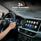 Wireless CarPlay Adapter, 2026 Upgrade Plug & Play CarPlay Wireless Dongle for iPhone, 5.8GHz WiFi 0 Latency Car Play Adapter for Cars with Factory Wired CarPlay, Compatible with iPhone 11-15, iOS 10+