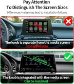 Car Phone Holder for Kia Forte 2022 2023 2024 Accessories Apply to 10.25 Inch Touch Screen Fixed Clip Magnetic Cell Phone Mount Hands-Free 360 Degree Rotation