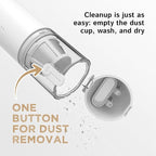 Living in a Bubble Cordless Air Duster & Mini Vacuum Set, Portable Handheld Wireless Vacuum for Car/Van