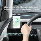 Persevere for Tesla Phone Mount Model 3 Highland 2024-2025 & Model Y Juniper 2025, 15W Qi2 Wireless Charger Strong Magnetic Holder, Fixed Driver Left Air Vent for 4-6.9" Smartphones, Anti-Slip