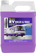 STAR BRITE RV Wash & Wax - Concentrated Cleaner - Cleans & Shines in One Easy Step + Repels Future Stains & Protects from UV Damage 128 Oz (71500)
