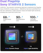 VIOFO A229 Pro 4K HDR Dash Cam, Dual STARVIS 2 IMX678 IMX675, 4K+2K Front and Rear Car Camera, 2 Channel with HDR, Voice Control, 5GHz WiFi GPS, Night Vision 2.0, 24H Parking Mode