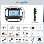 [DSP&EQ] 4+64G Car Radio for Chevy Colorado/GMC Canyon 2015-2018 Base Mode (Low-end), Android 15 9" 1280 * 720 Touchscreen Car Stereo Wireless CarPlay Android Auto WiFi Bluetooth 5.0 GPS Navigation