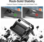 Fookoo 7" HD 1080P Wired Backup Camera System, IP69 Waterproof Vibration-Proof Rear View Camera IR Night Vision Dual Split Screen for Tractor/Excavator/Truck/Skid Steer/Harvester/Caravan - DY701
