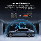 Dash Cam Front and Rear, 4K+1080P WiFi Mini Car Camera with App Control, 170° Wide Angle Dual Dashcam, Night Vision