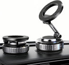 JOUJBAIL 2026 Upgraded Car Phone Holder for Magsafe [108LBS Ultra Suction] 360° Adjustable Vacuum Magnetic Phone Holder, Foldable Cell Phone Mount for iPhone 12-17 Series & Android, Great Gifts