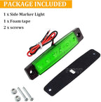 PSEQT 10 Pcs LED Rock Strip Lights Car Underglow Wheel Fender Well Lighting Kits Waterproof for Golf Cart Wrangler Offroad Truck RV UTV ATV Snowmobile (Green)