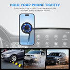 Car Phone Holder Fit for Chevy Suburban Tahoe/GMC Yukon 2021-2024 Accessories 10.2-Inch Screen Fixed Clip, Cell Phone Mount Compatible with MagSafe Hands-Free 360° Rotation Automobile Cradles