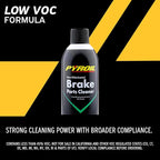 Pyroil Non-Chlorinated Brake Parts Cleaner, Low VOC, Instantly Removes Brake Dust, Grease & Grime, Quick Drying, 13 Oz (Pack of 12)