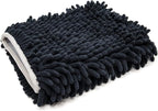 Autofiber Zero Cuff Microfiber Black Wash Mitt - Pack of 1 (7 inch x 9 inch)