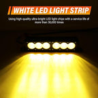 AUXTINGS 12 inch Single Row Amber LED Light Bar 60W Off Road Light Bar Flood Beam LED Work Light Truck UTV 4x4 Cars SUVs ATVs Boats Fog Driving Light with Wiring Harness kit