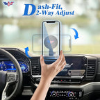 2024-2025 Silverado 1500 Magnetic Phone Mount – Compatible with 2022-2025 Chevy Silverado & GMC Sierra, No-Drill Metal Cell Phone Holder for Dash Platform Car Accessories