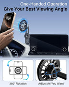 SKYLOTEC Magnets Phone Mount for Hyundai Elantra 2021-2024 2025 Accessories 10.25-Inch/8-Inch Screen Fixed Clip, Cell Phone Base Automobile Cradles Magnetic Phone Holder Compatible with