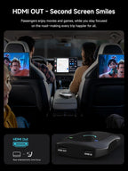 Magic AI Box, Wireless CarPlay/Android Auto Adapter, Car Video Box Supports for Netflix/YouTube/TikTok/TF Card, DriveChat AI Smart Box with GPS/Dual Bluetooth