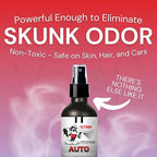 The Stink Solution Car Deodorizer Odor Eliminator For Strong Odor: Quickly Banish Smoke, Pet, Food, Sweat, & Other Foul Smells! Safe Car Freshener for Seats & More! - 1 16 oz, 1 4 oz (Coconut Mango)