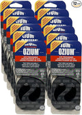 Ozium Paper Membrane Hanging Car Air Freshener - Automotive Air Fresheners and Odor Eliminator for Car (New Car, 12 Packs)