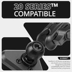 Tackform Link Vent Phone Mount Compatible with 2015-2020 Ford F-150, 2017-2021 Super Duty, 2018-2021 Expedition | Aluminum | Universal Magnetic Holder | 2" Arm | Red Knob | (NOT MAGSAFE Compatible)