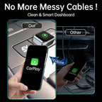Wireless CarPlay Adapter for iPhone 2026 Upgrade, OEM-Level Stability with Lightning-Fast Instant Connection, One-Tap Device Switching, Ultra-Compact Design, for Cars with Factory Wired CarPlay