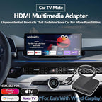 Wireless Carplay Adapter, Android Auto Adapter 2025 Carplay, Plug and Play, Convert Wired to Wireless Supports Car Original Control, Mini Car Play Box for Cars