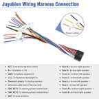 16Pin Android Radio Wiring Harness Adapter, ISO Car Stereo Wire Harness Power Speaker Cable with Butt Connector for Aftermarket Car Audio Video Head Unit Receiver