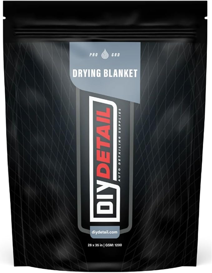 diy detail Drying Blanket – Extra‑Large 1200 GSM Micro‑Twist‑Loop Microfiber Towel 28″ × 35″ for Car, Truck & Glass Drying – Edgeless, Lint‑Free, Scratch‑Safe – Made in Korea