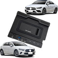 Wireless Car Charger for Mercedes Benz A-Class B-Class Gla Glb Cla Amg 2020-2023 All Models Accessory with 15w Wireless and 27w USB Qc3.0 Fast Charging (2024 New)