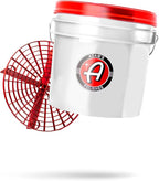Adam's Polishes Wash Bucket (3.5 Gallon Bucket + Grit Guard) - Car Detailing Tool for Car Washing & Garage Storage | Stores Car Wash Soap, Foam Cannon, Foam Gun, Microfiber Towels & More