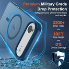 SUPFINE Magnetic for iPhone Air Case (Compatible with MagSafe)(Military Grade Drop Protection) Slim Translucent Matte Shockproof with Anti-Fingerprint Phone Cover for 17 Air,Deep Blue